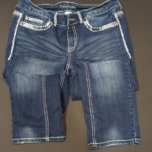 Maurices Dark Wash Denim Shorts